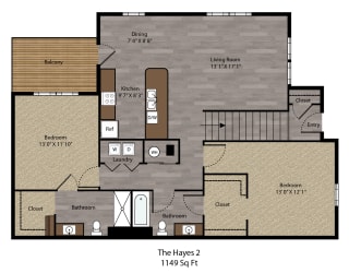 Floor Plan The Hayes 2