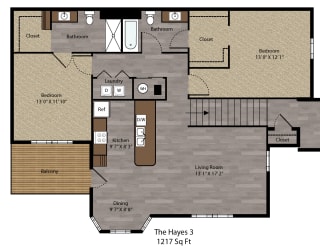 Floor Plan The Hayes 3