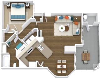 Floor Plan 1A