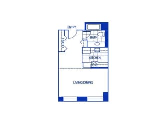 The Elm Floor Plan at Bigelow Commons, Connecticut