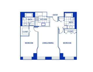 The Molino Floor Plan at Bigelow Commons, Enfield, CT, 06082
