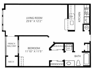 A-2 794 Floor Plan |Faxon Woods