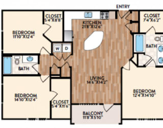 Milan Floor Plan | Rialto