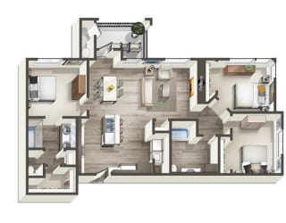 Black Rock Floor Plan at Lumina at Spanish Springs, Nevada