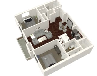 2 Bed 2 Bath Plan A at The Vista at Laguna, Laguna Niguel, CA, 92677