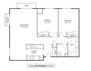 The Kendrick Apartments For Rent in St. Paul, MN 2 Bedroom 1 Bath