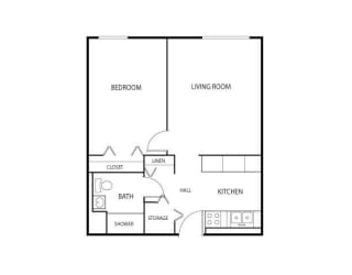 Robbins Landing Apartments in Robbinsdale, MN 1 Bedroom 1 Bath