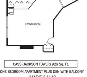 Galtier Towers Apartments in Lowertown, St. Paul, MN 1 Bedroom 1 Bath Apartment