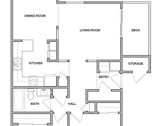 Floor Plan 2 Bedroom