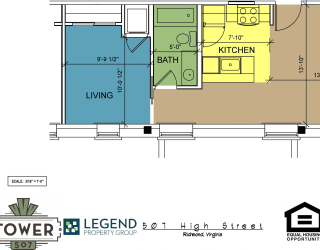 Floor Plan Tower 507 - Unit 702