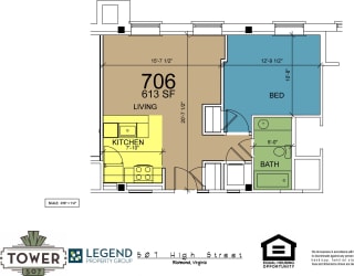 Floor Plan Tower 507 - Unit 706