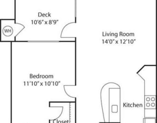 B1- 55+ Adult Living Floorplan at Reunion at Redmond Ridge, Washington, 98053