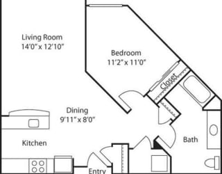 B6- 55+ Adult Living Floorplan at Reunion at Redmond Ridge, Redmond, Washington