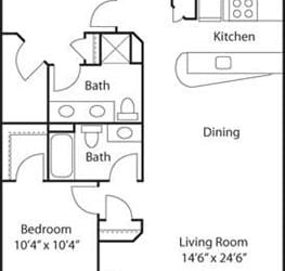 G1- 55+ Adult Living Floorplan at Reunion at Redmond Ridge, 11315 Trilogy Pkwy NE