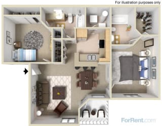 Sienna Floor Plan at Bermuda Terrace, Nevada, 89183