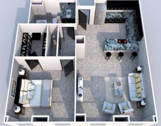 1 bed 1 bath at The Equitable Building, Des Moines, 50309