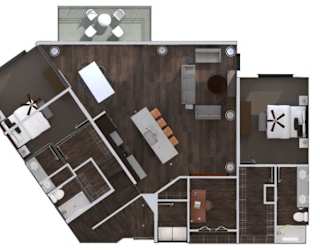 Grand Floor Plan at The Royale at CityPlace, Kansas