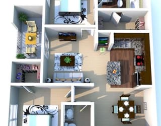 B1 Floor Plan at Bella Madera, Lewisville, TX, 75056