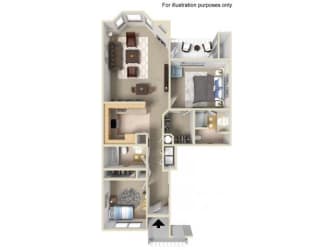 Floor Plan 2x2s