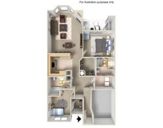 Floor Plan 2x2L