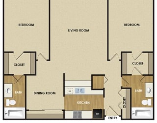 Floor Plan Blackwood - 2B