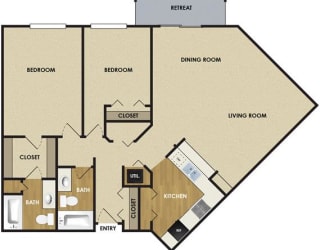 Floor Plan Basswood - 2D