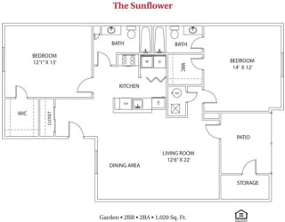 Floor Plan The Sunflower