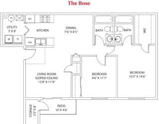 Floor Plan The Rose