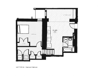 Franklin Lofts and Flats Floor Plan Diagram G2