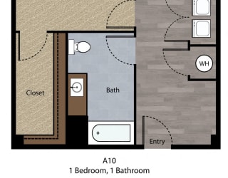 The Grand downtown KC 1 bed 1 bath J  at The Grand, Kansas City