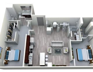 2 bed 2 bath at The Grand, Missouri, 64106