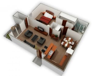 Floor Plan 1X1