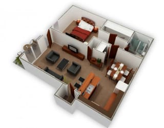 Floor Plan 1X1
