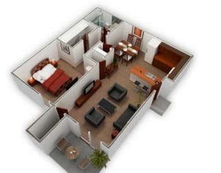 Floor Plan 1X1