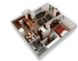Floor Plan 1X1