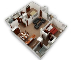 Floor Plan 2X2