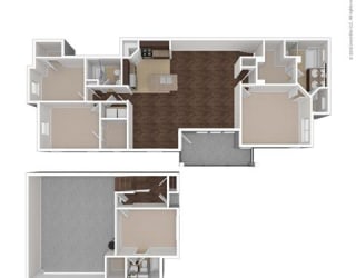 4 Bed 3 Bath, 1910 Square-Foot Floor Plan at Orion McCord Park, Little Elm, TX