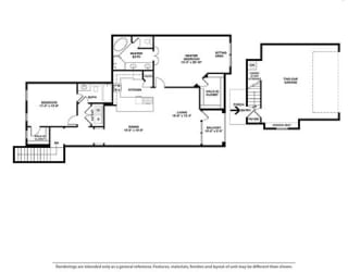 Kalinda 2 Bedroom 2 Bathroom Floor Plan at Orion McCord Park, Little Elm, TX, 75068