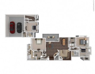 1910 Square-Foot Equinox Floor Plan at Orion McKinney, McKinney, Texas