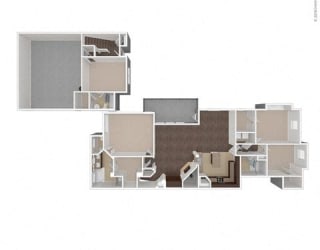 4 Bed 3 Bath, 1910 Square-Foot Floor Plan at Orion McKinney, McKinney