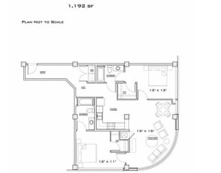 Floor Plan Two Bedroom Loft