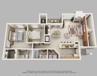 Floor Plan 2B-Mudsock