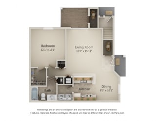 Floor Plan 1C-Sunset Series