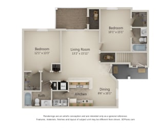 Floor Plan 2E-Sunset Series