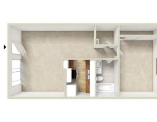 Floor Plan One Bedroom