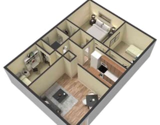 Floor Plan 3 bed 2 bath