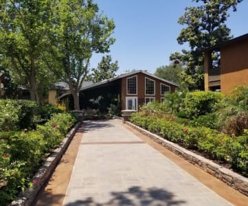 Courtyard With Green Space at Citrus Gardens Apartments, Fontana