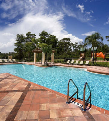 Resort-Style Pool at Timber Trace Affordable Apartments in Titusville, FL