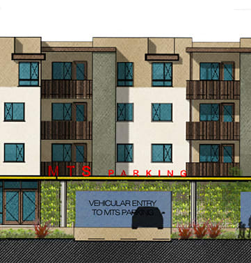 Exterior Building Rendering l Villa Encantada Apartments in San Diego CA