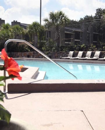 Outdoor Swimming Pool at Jasmine Creek Apartments, Pensacola, FL